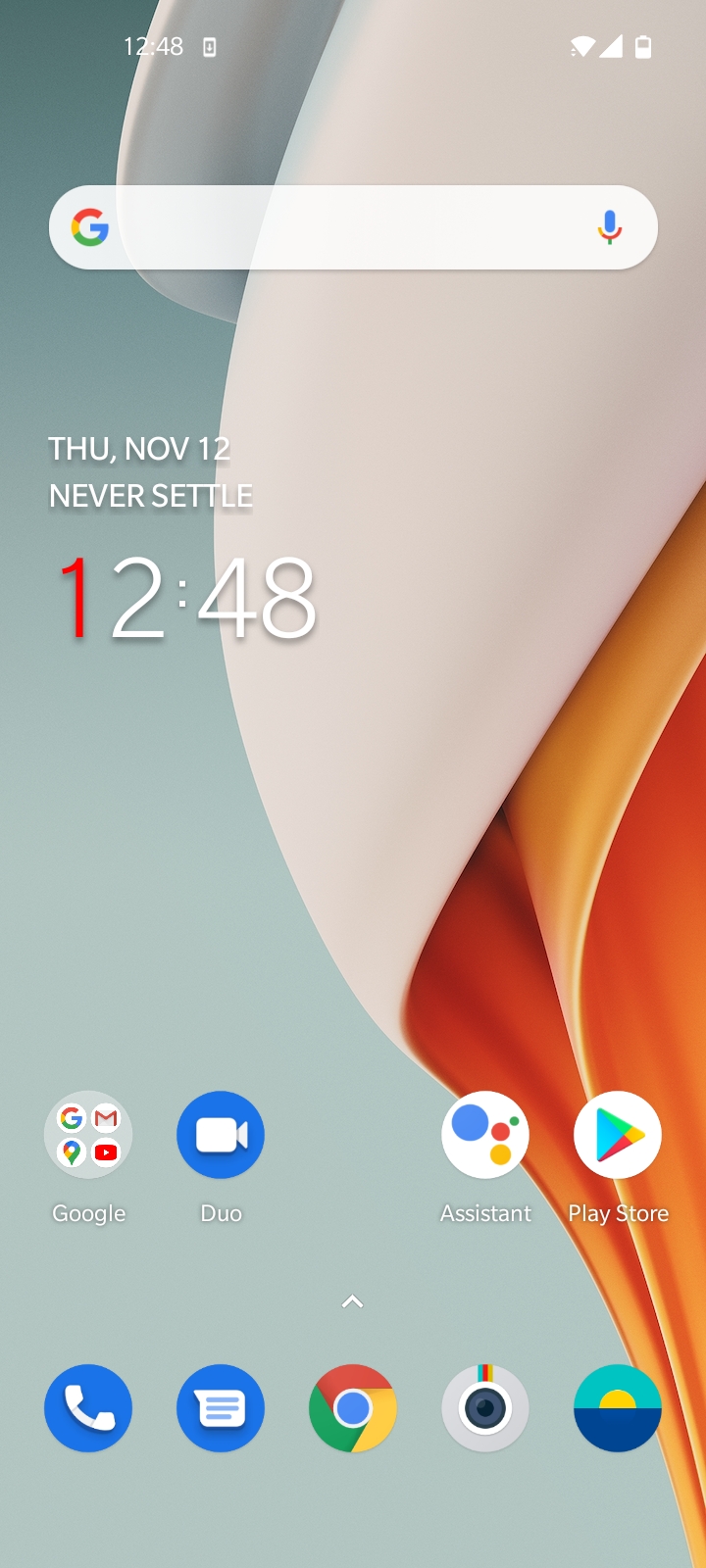OnePlus Nord N100默认主屏幕