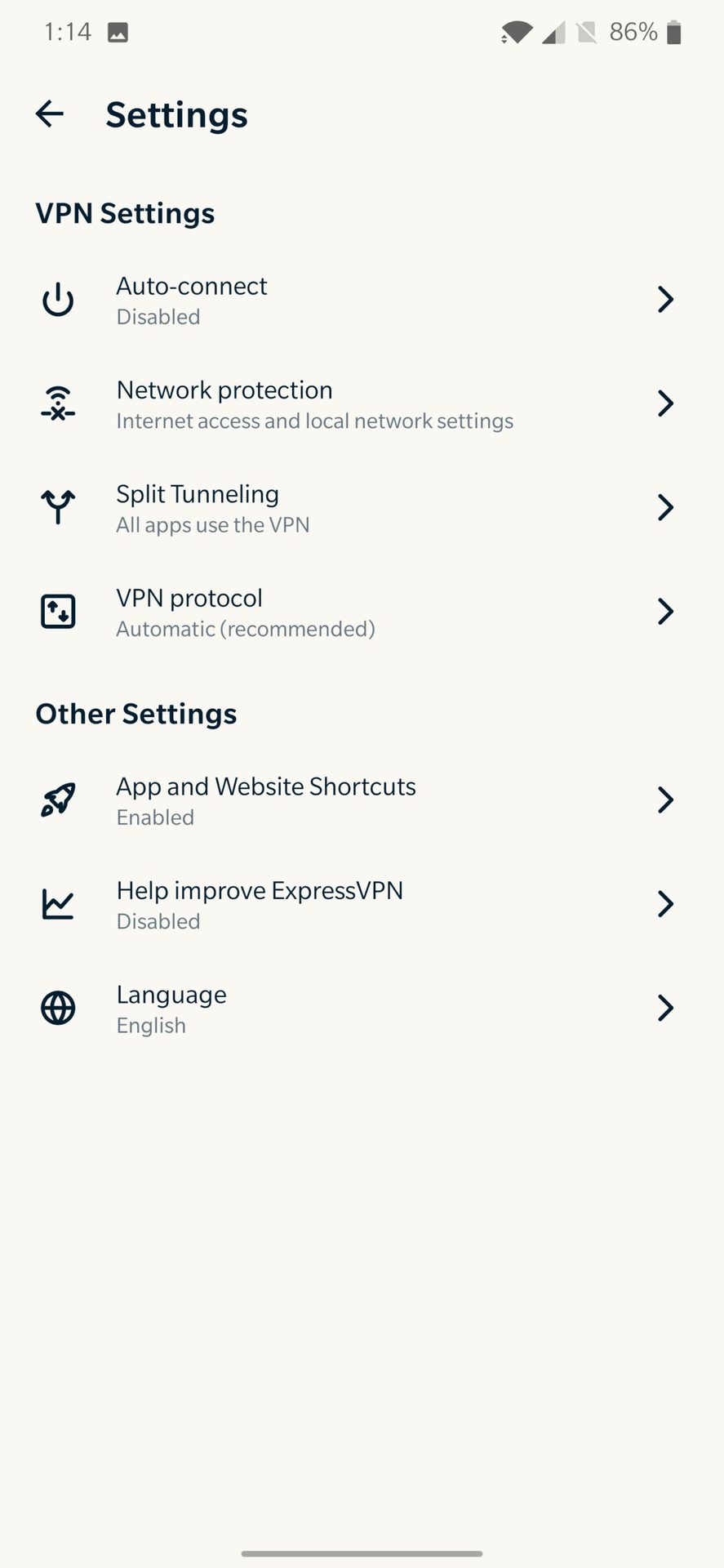 Express VPN屏幕截图3