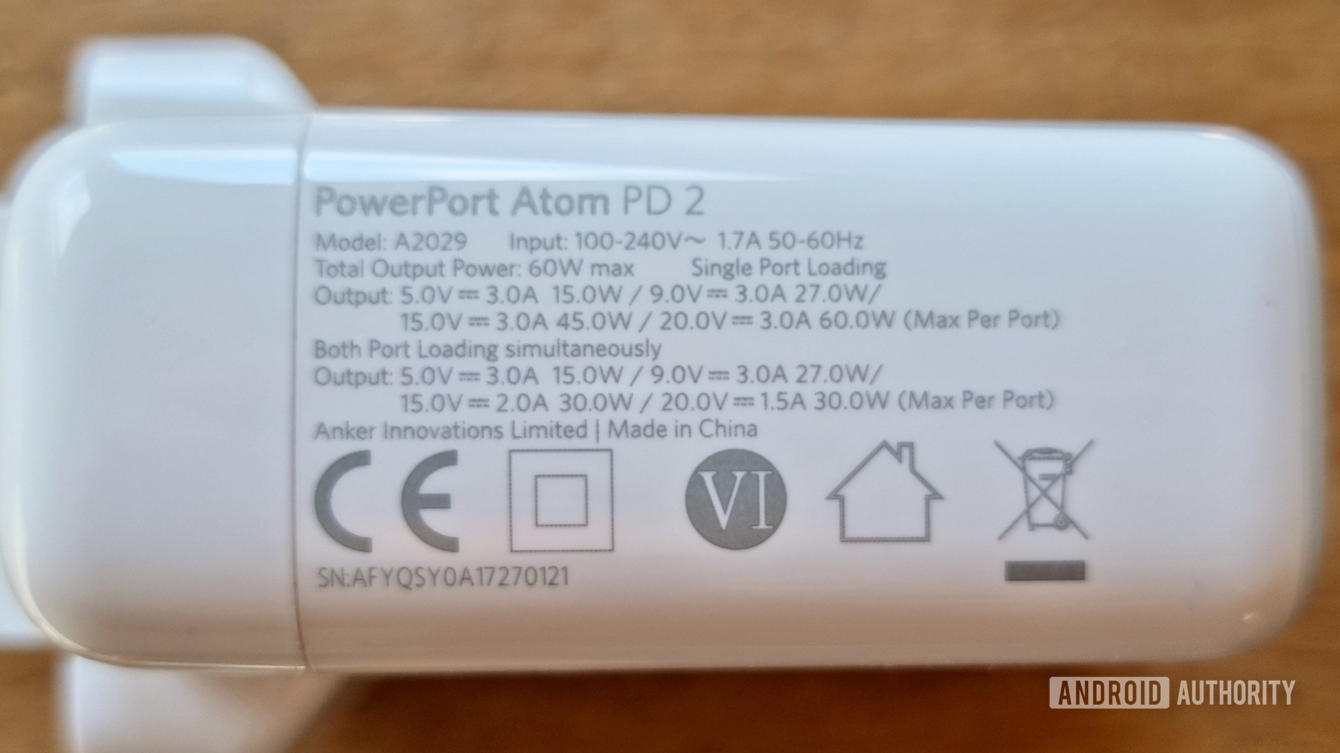 Anker Powerport Atom PD 2规格