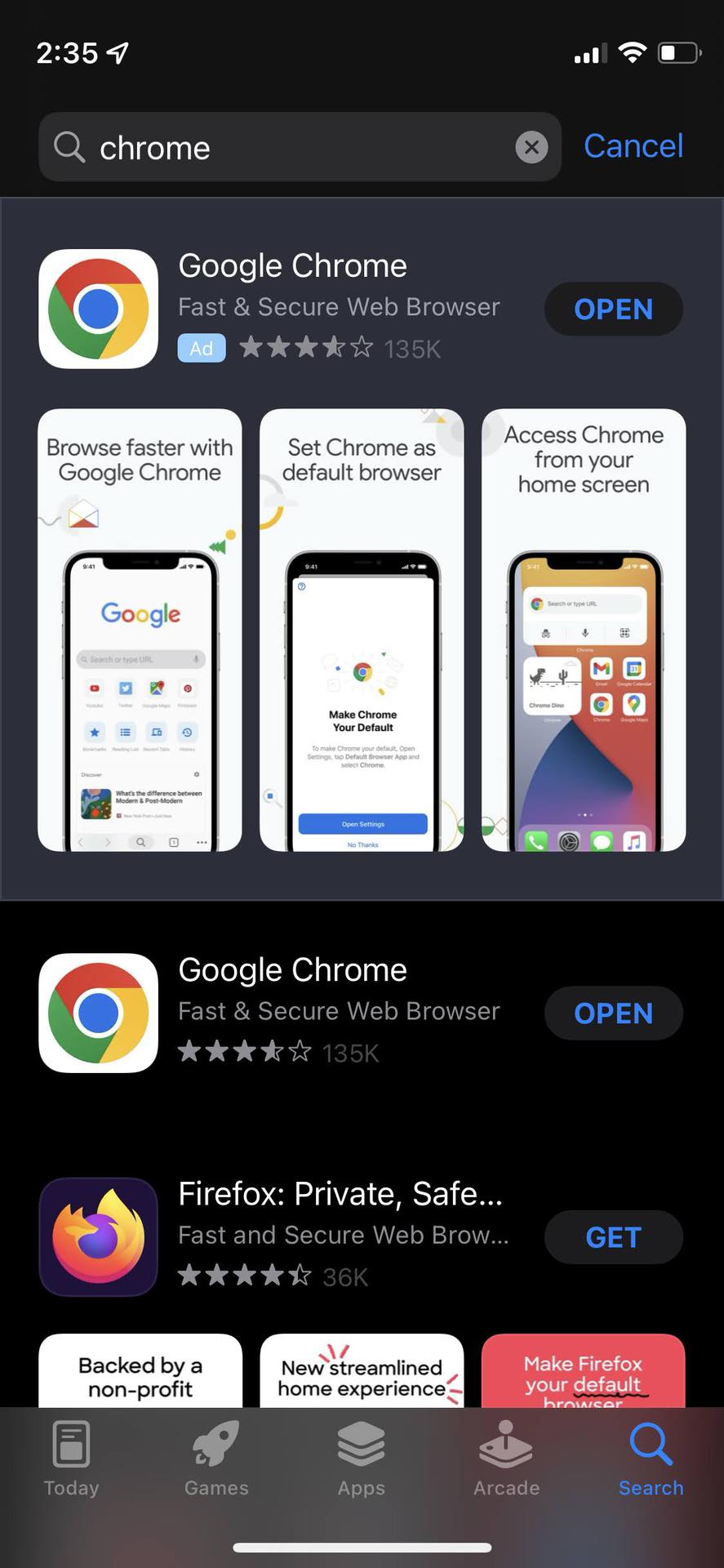 更新Chrome IOS应用程序2