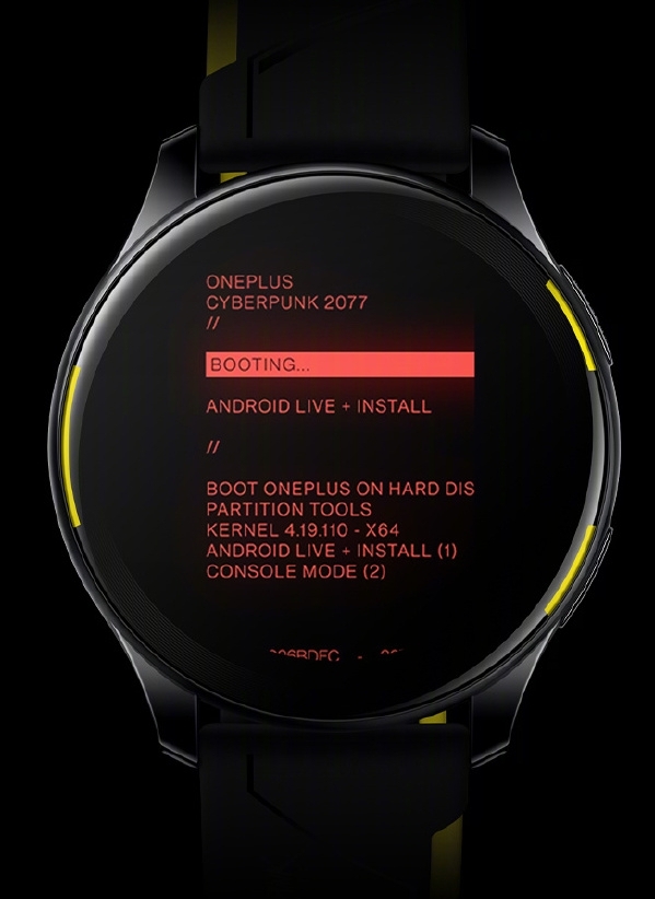 OnePlus Watch Cyber​​punk 2077 Boot Animation 2