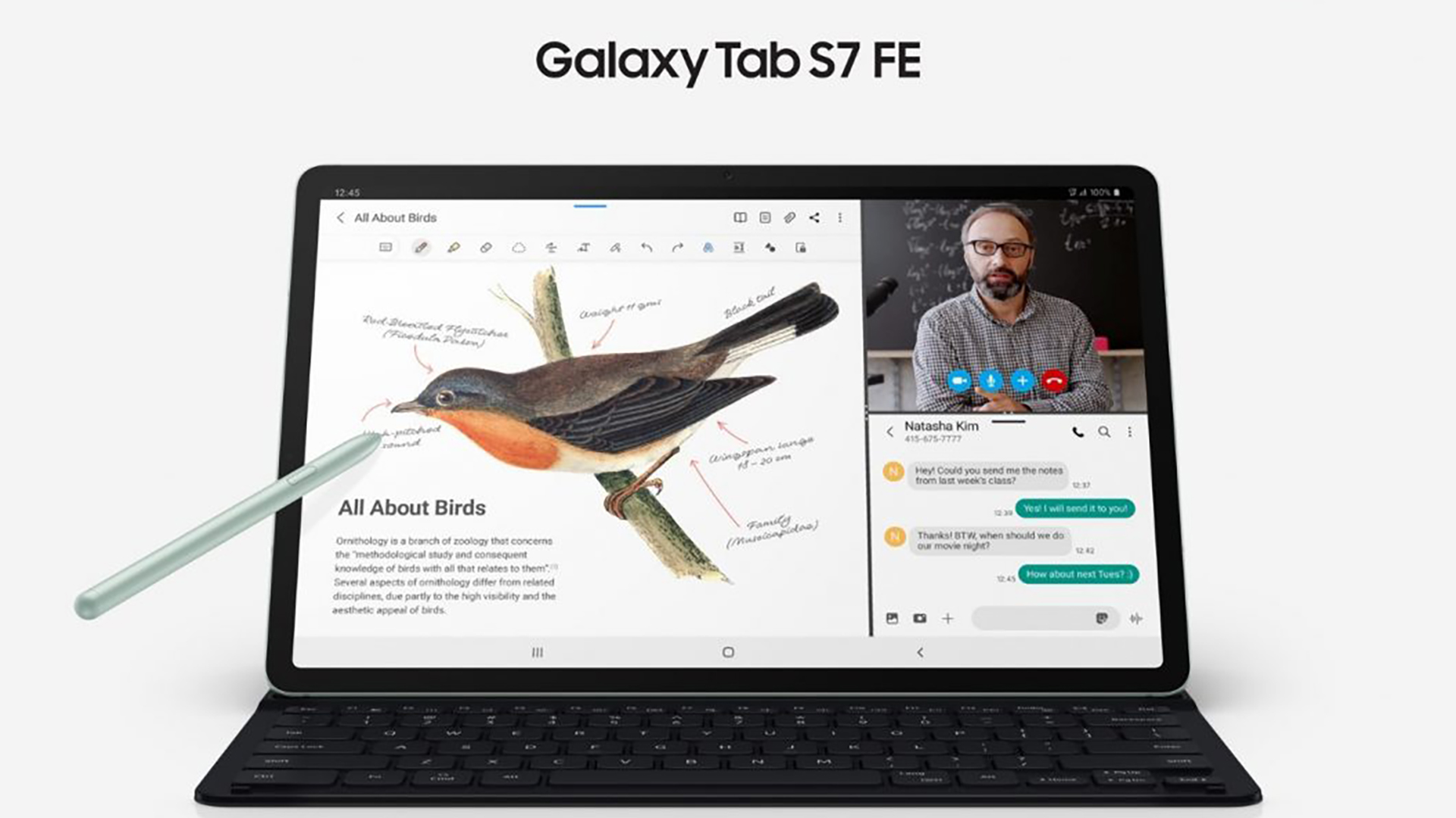 三星Galaxy Tab S7 FE官员