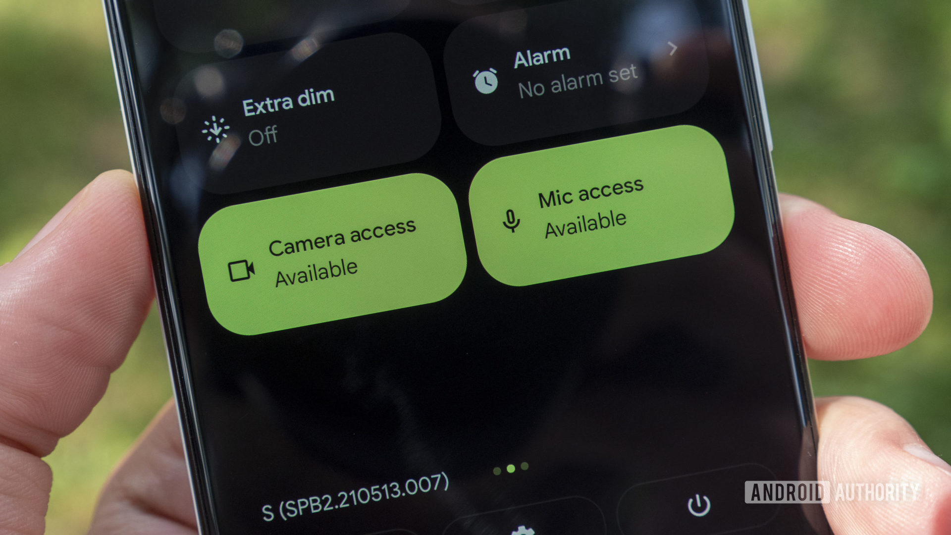 bob体育提现Android 12 Beta 2隐私麦克风摄像机访问可用快速设置