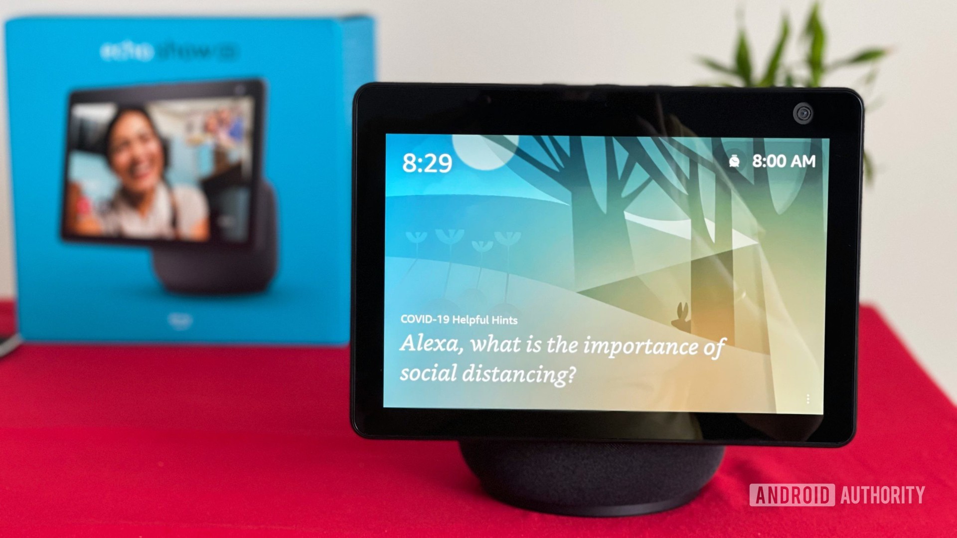 Alexon Echo展示10带Alexa屏幕。
