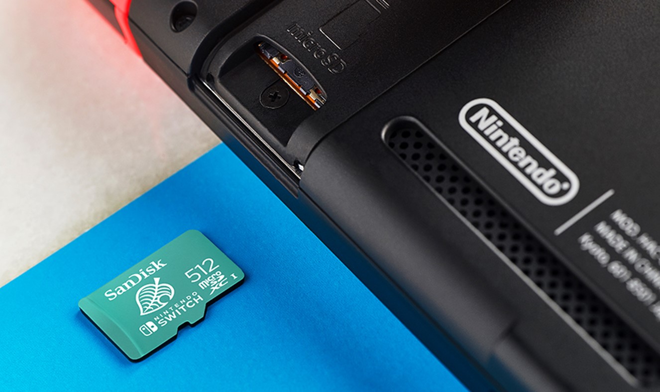 Sandisk 512GB microSDXC卡促销图像
