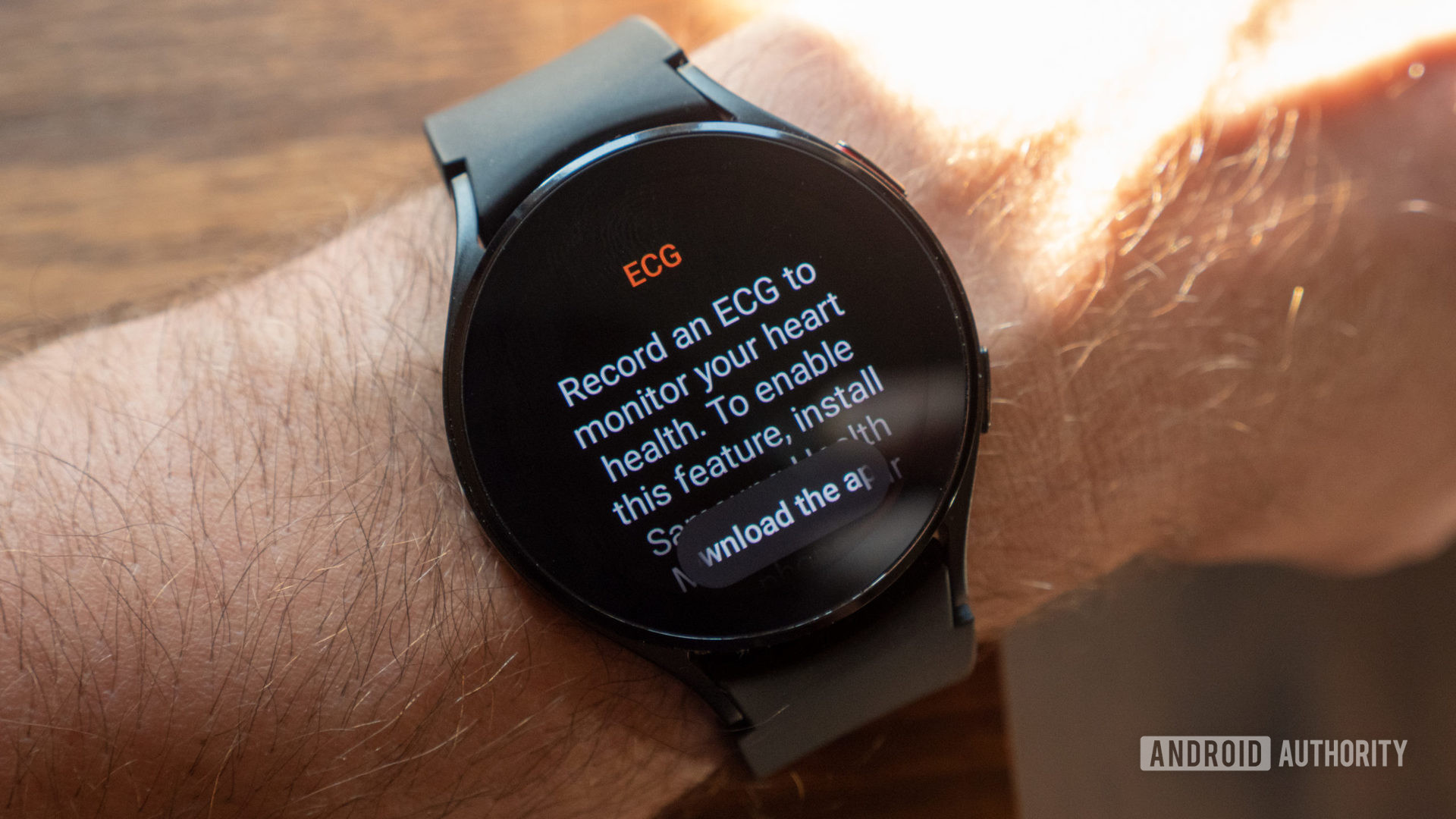 三星Galaxy Watch 4 ECG应用程序要求下载Samsung Health Monitor应用程序