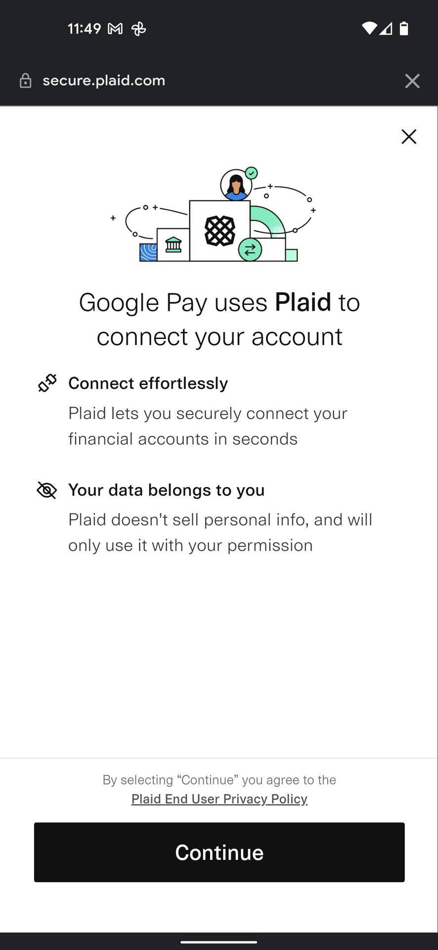 将银行帐户添加到Google Pay 5