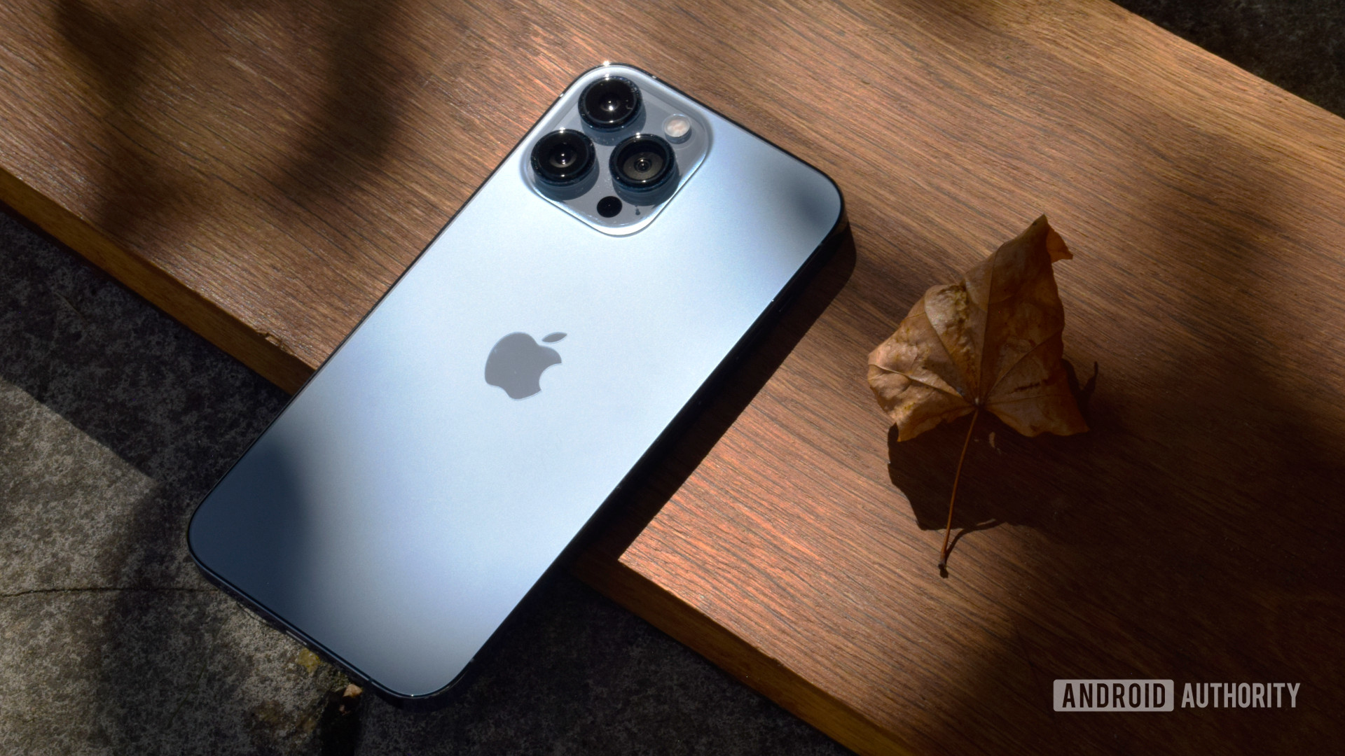 Apple iPhone 13 Pro Max Hero Image上的木材3