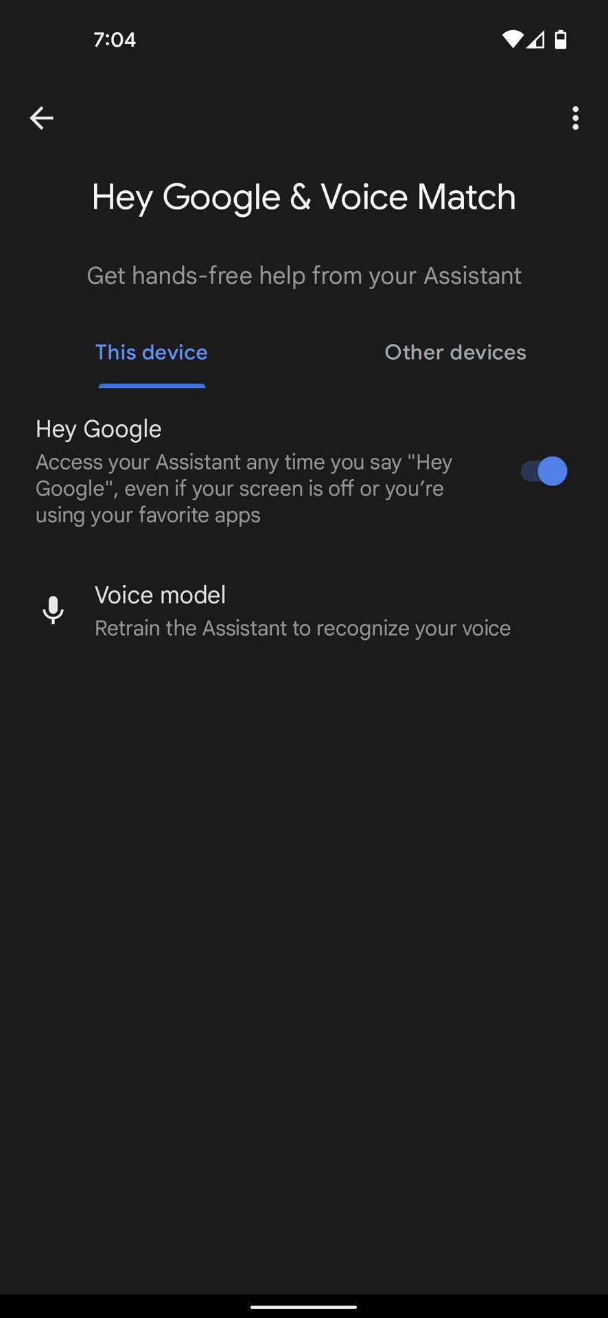 启用Google Assistant 6