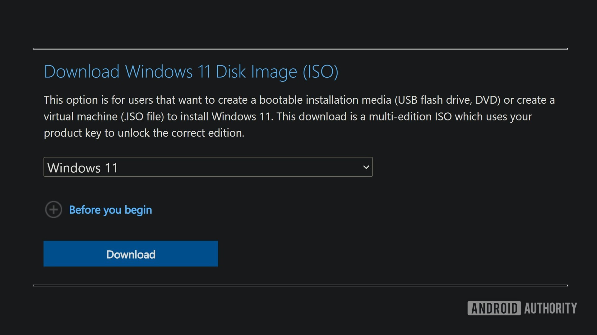 Windows 11官方ISO下载