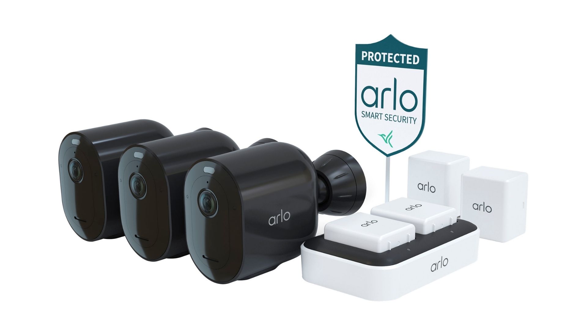 Arlo Pro 4智能安全系统3相机套件