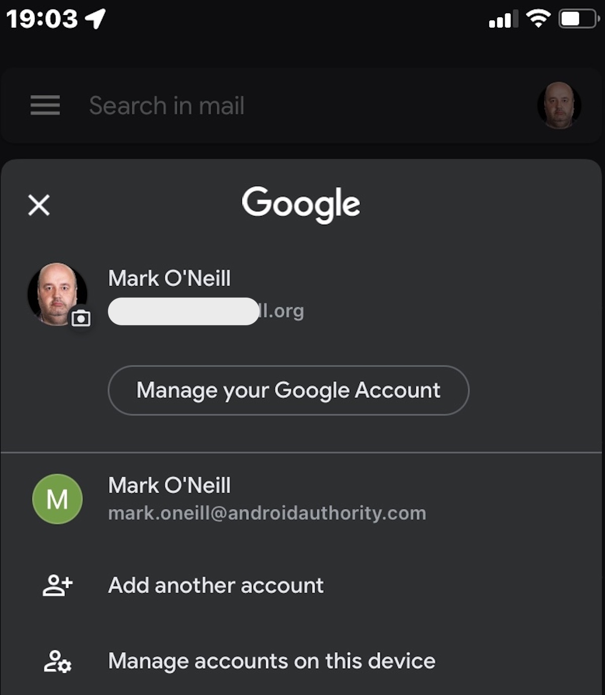 Gmail帐户更改器