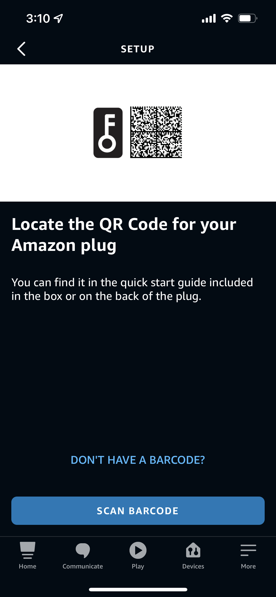 亚马逊智能插头QR代码