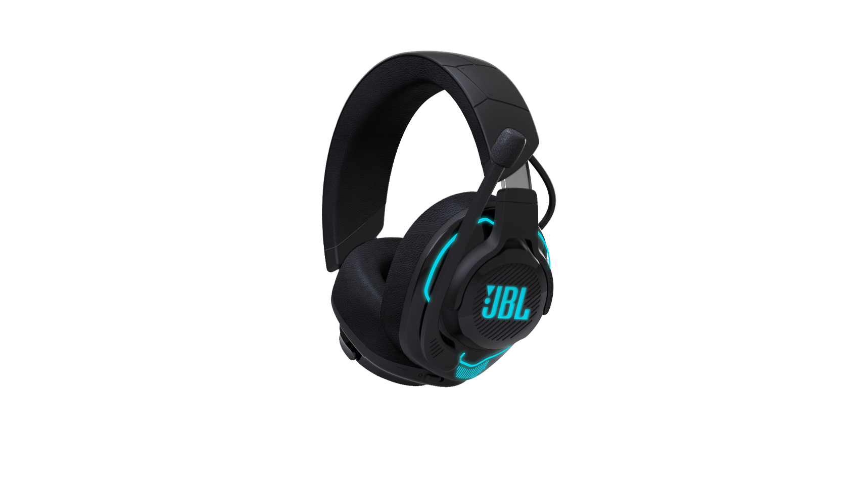 JBL量子910游戏耳机蓝色LED
