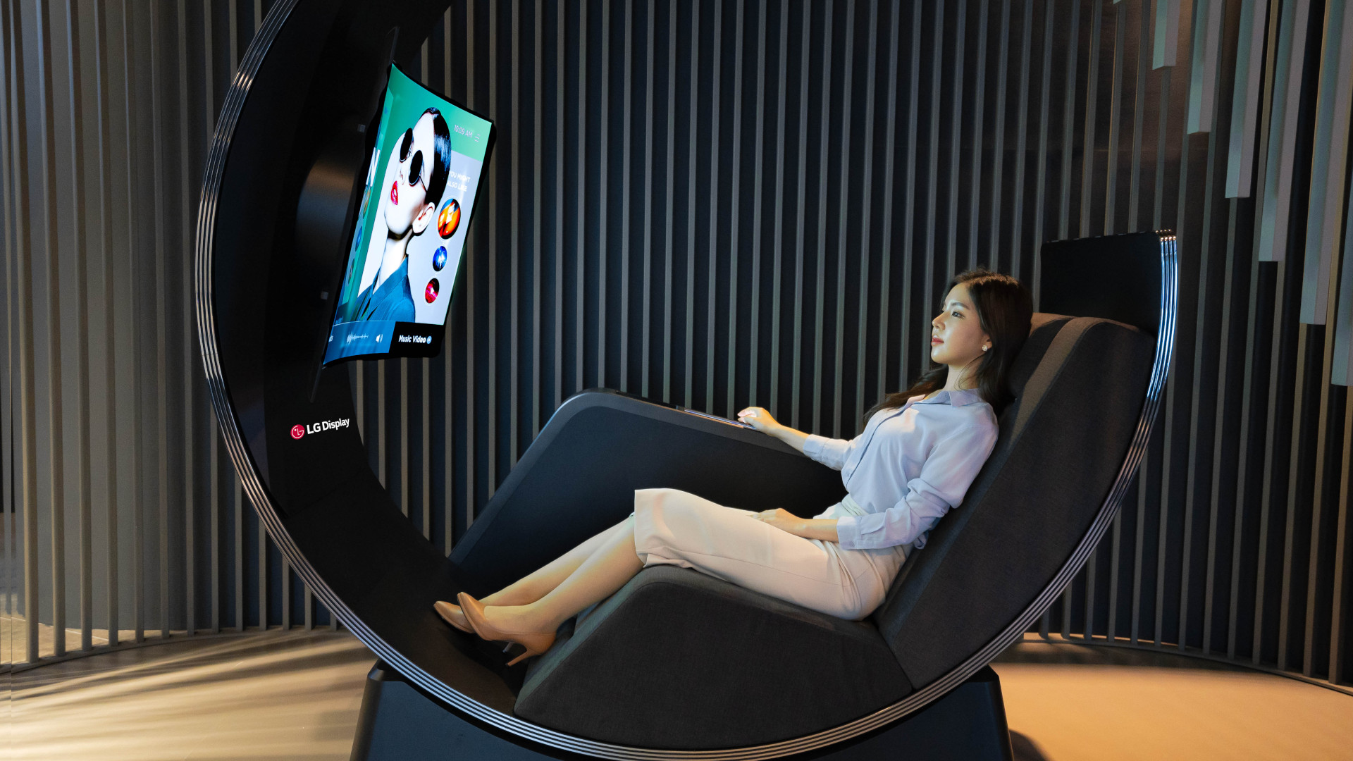 LG显示介质椅CES 2022