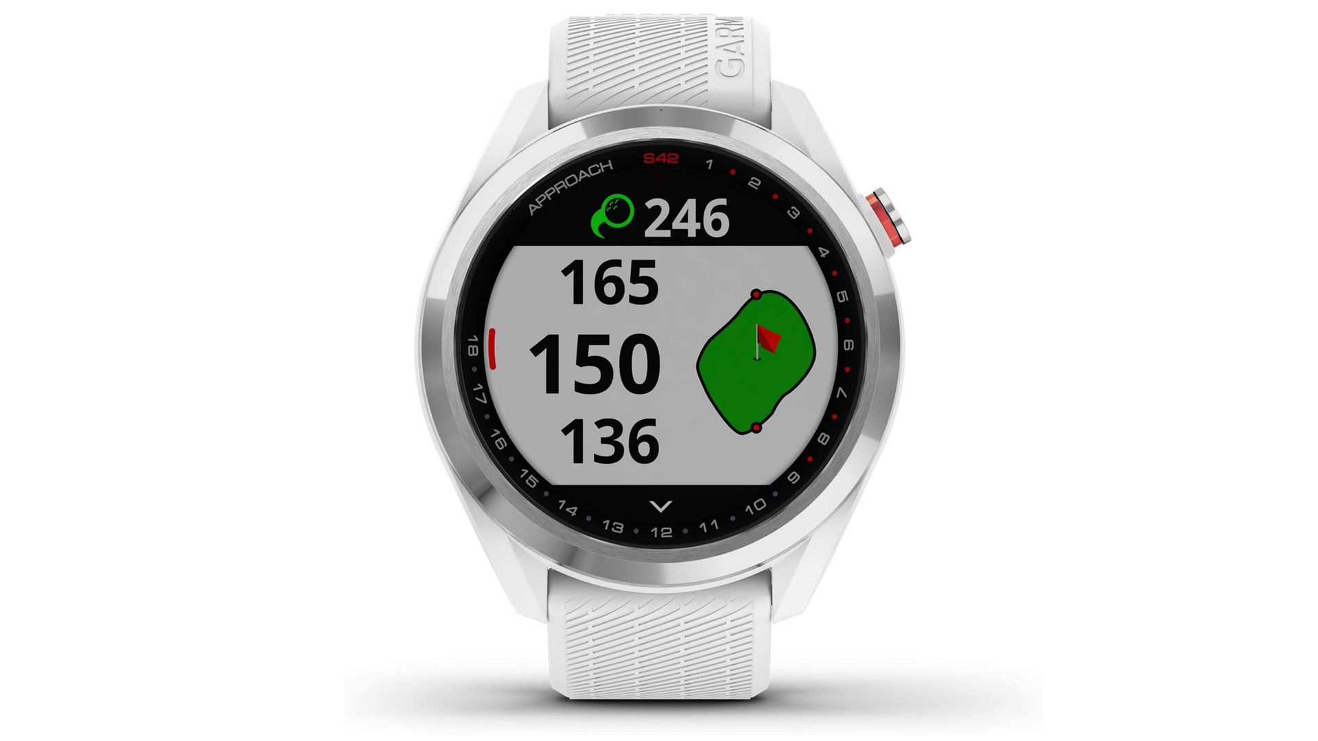 Garmin方法的产品图像S42代表了普通玩家的最佳高尔夫球手表。