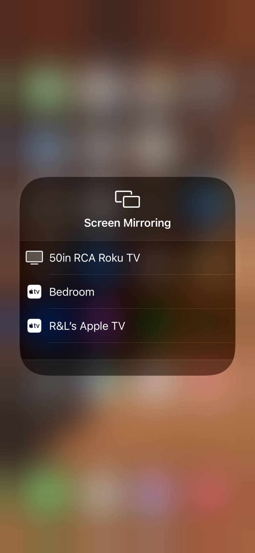 iOS中的屏幕镜像15 1