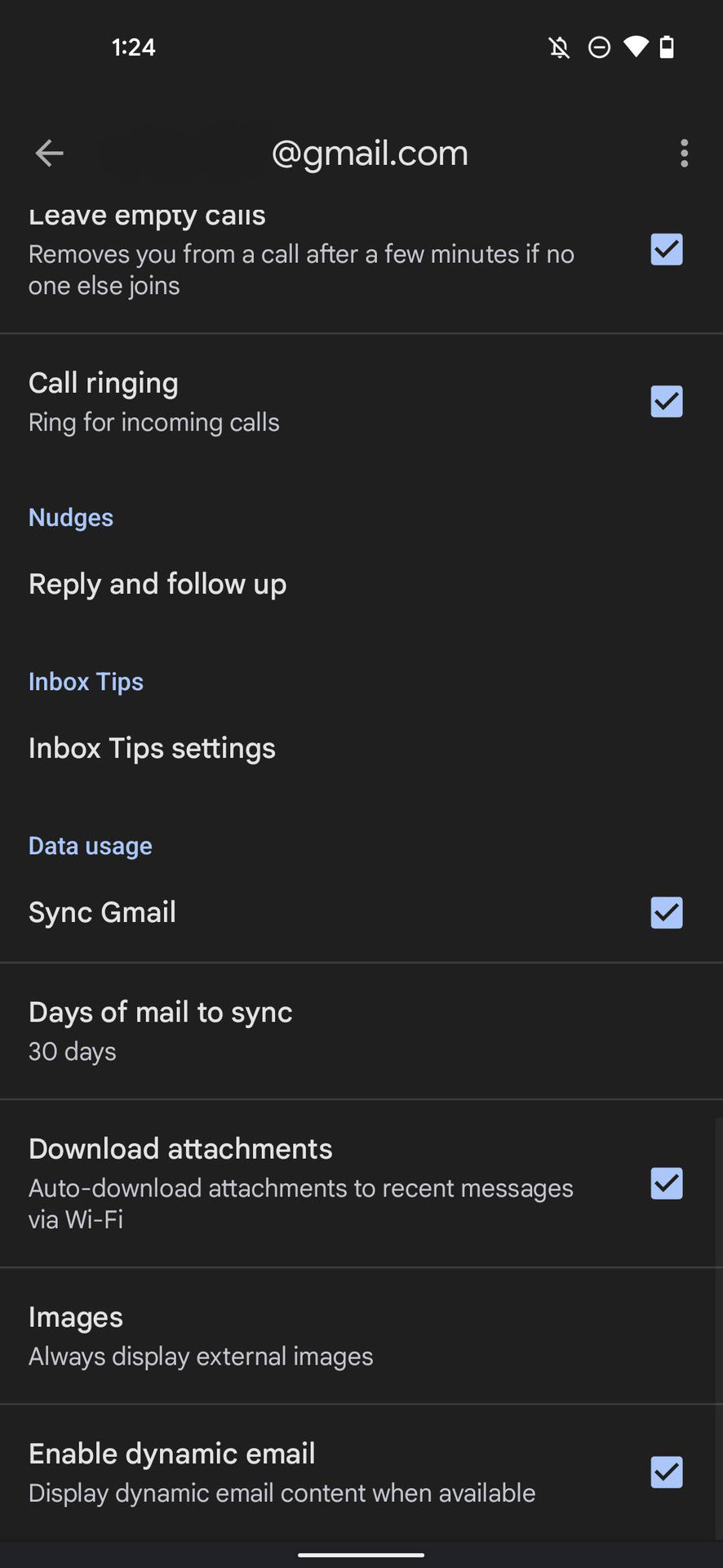 打开同步Gmail 3