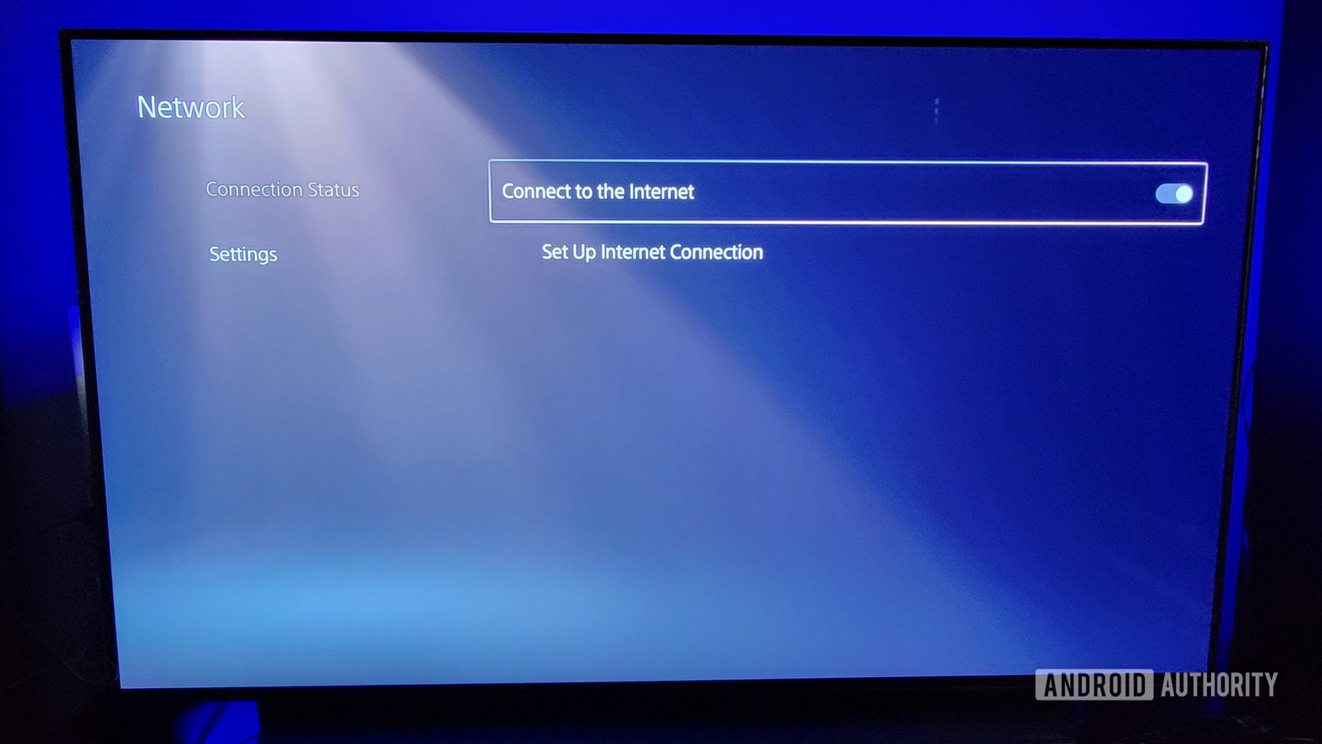 PS5连接到互联网