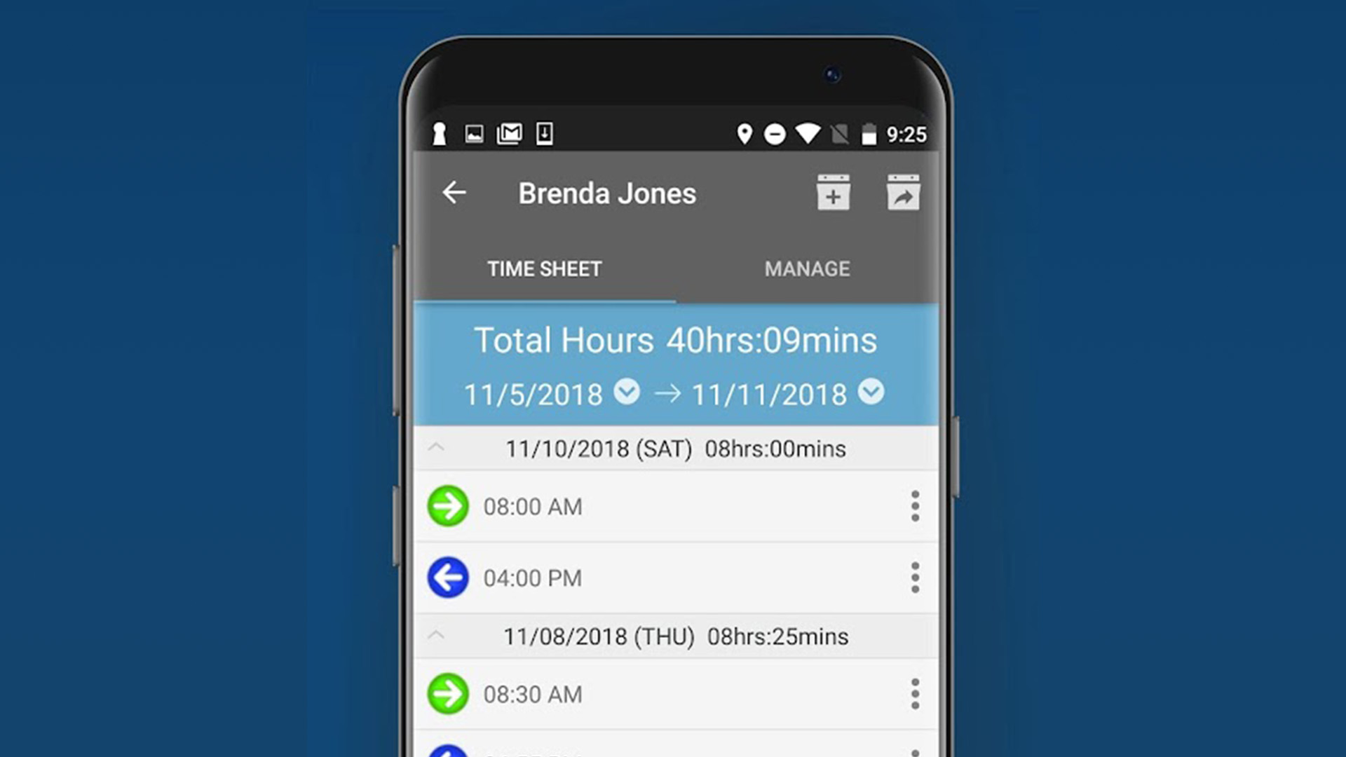 Ezclocker为Android的最佳工作日志应用程序bob体育提现
