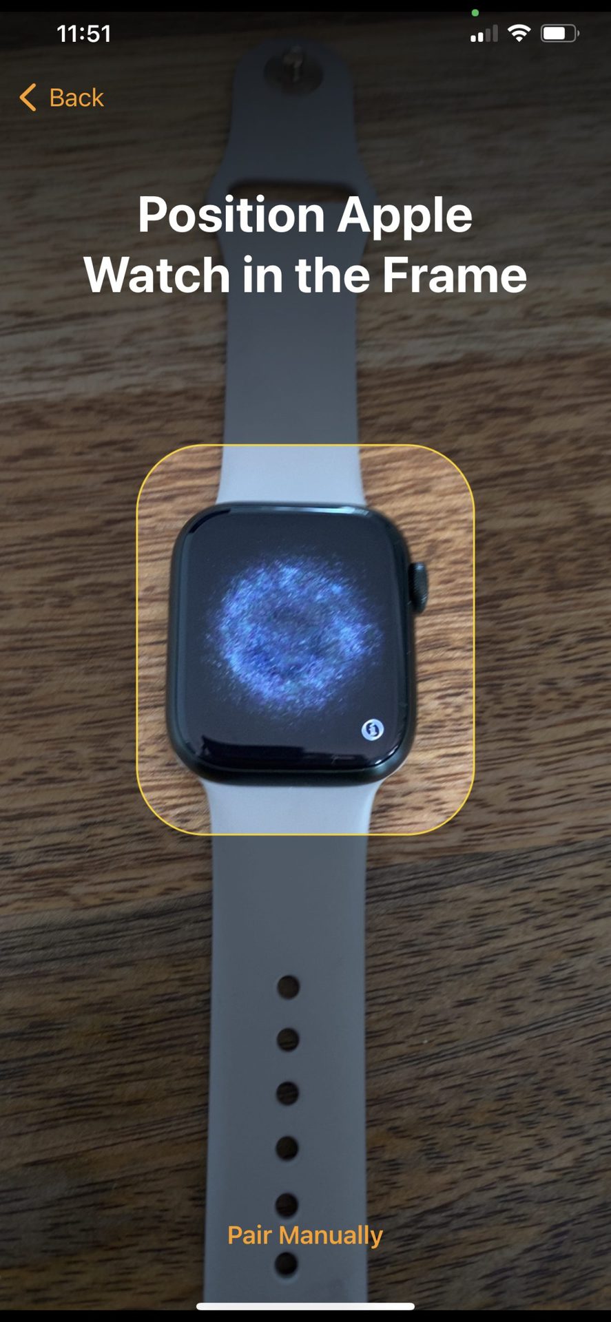Apple Watch扫描配对图案