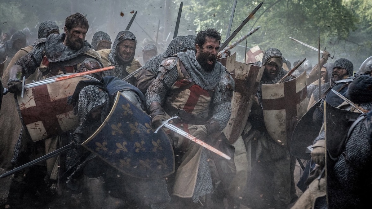 骑士战斗中的十字军 - 像最后一个王国这样的表演