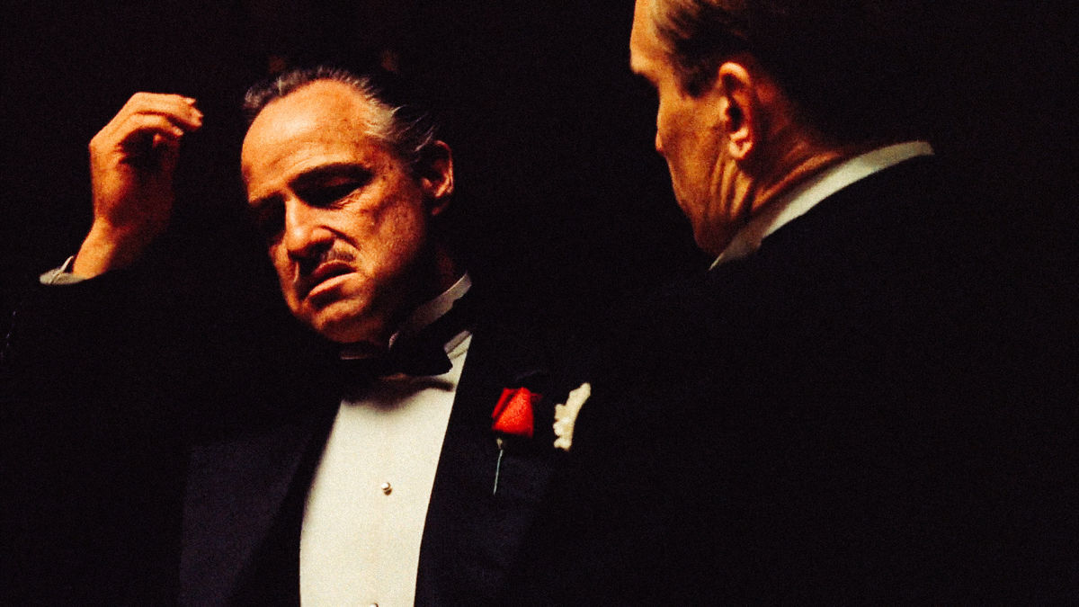 马龙·白兰度（Marlon Brando）在教父中担任Vito Corleone-最好的新流电影