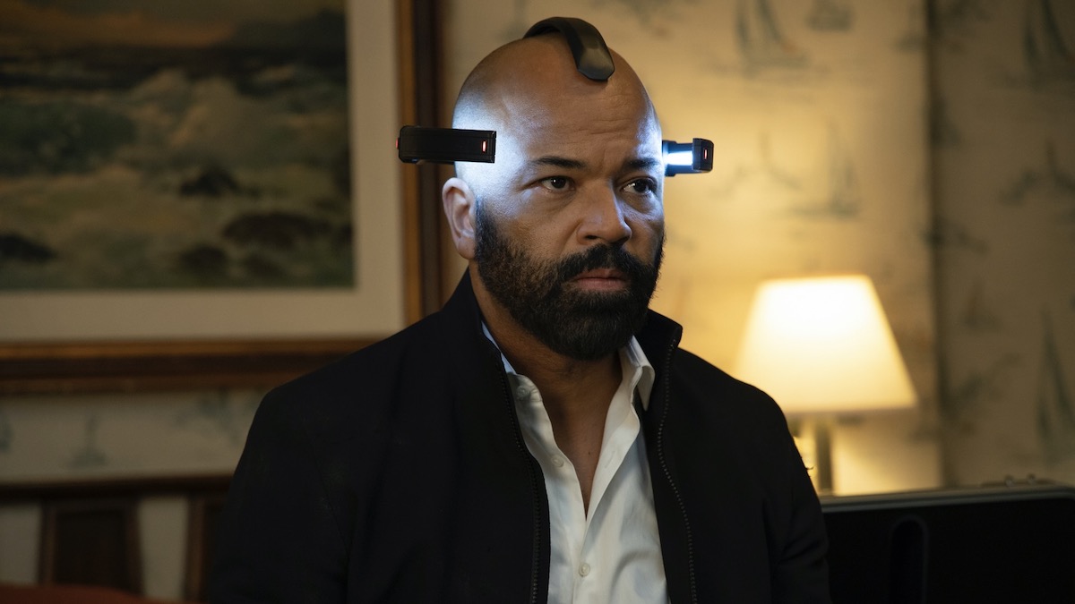 埃德加·赖特（Edgar Wright）在Westworld上戴着脑扫描设备 - 诸如遣散之类的节目