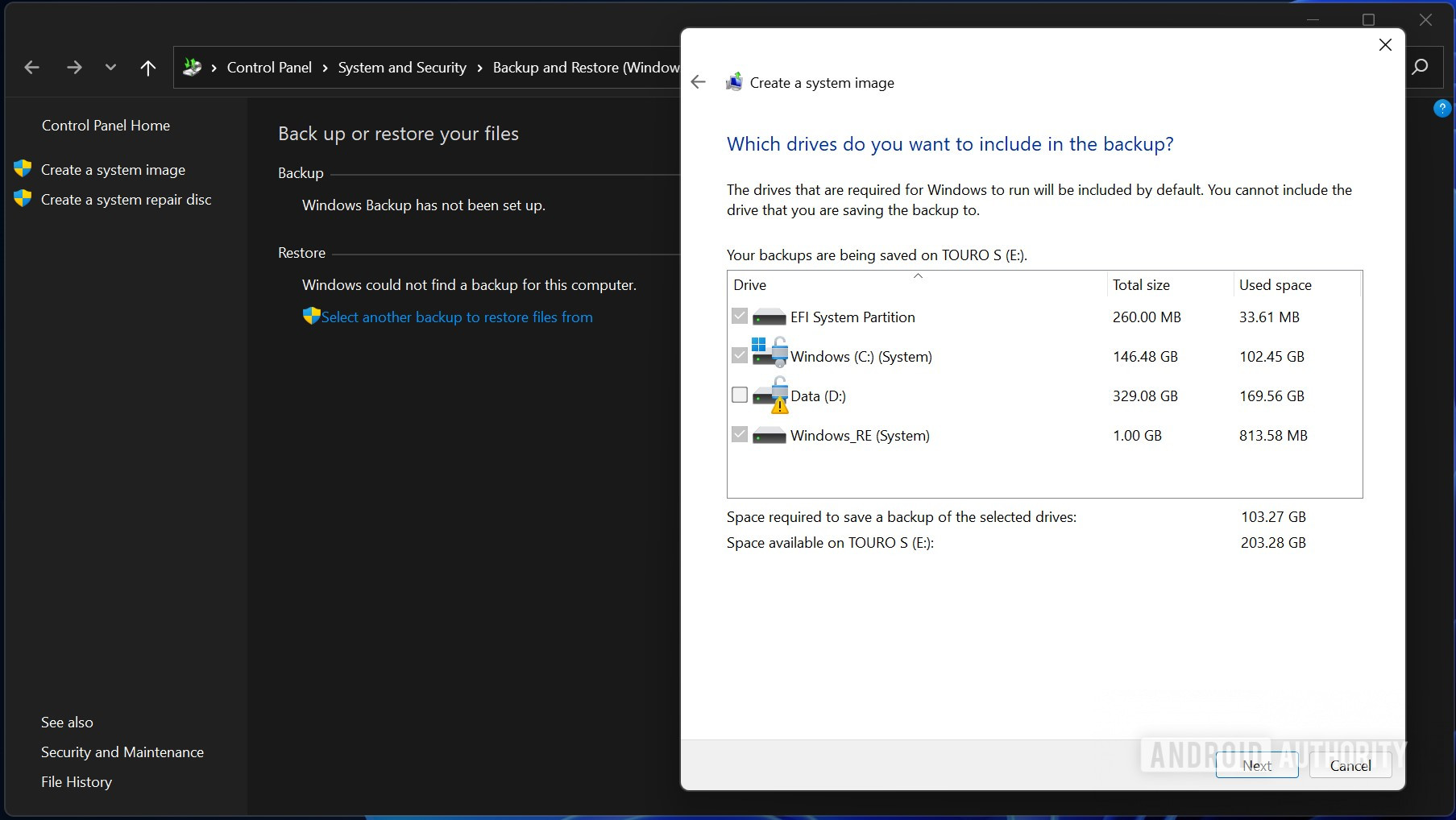 Windows 11系统图像磁盘选择