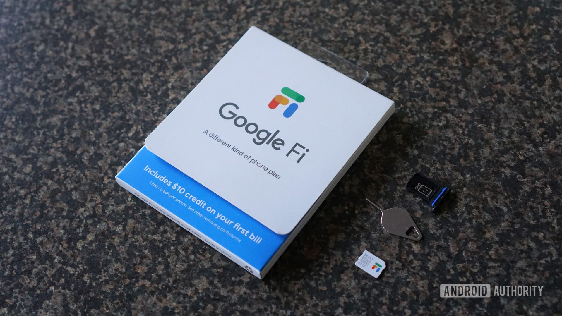 Google FI软件包和SIM卡